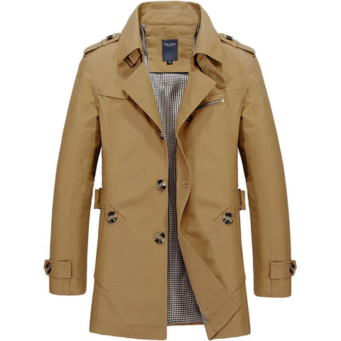 Image of Casual Fit Overcoat Jacket.