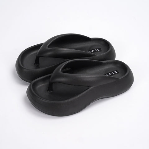 Image of Summer Clip-Foot Bread Slippers