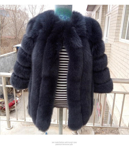 Image of Women's Faux Fur Coat