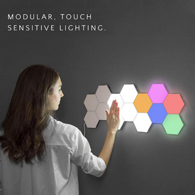Quantum lamp led Hexagonal lamps modular touch sensitive lighting night light.