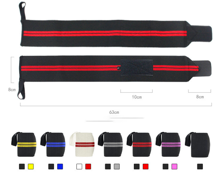 Weight Lifting Strap Fitness Gym Sport Wrist Wrap.