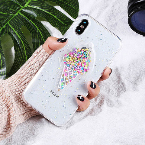 Image of 3D Dynamic Ice Cream Phone Case For iphone