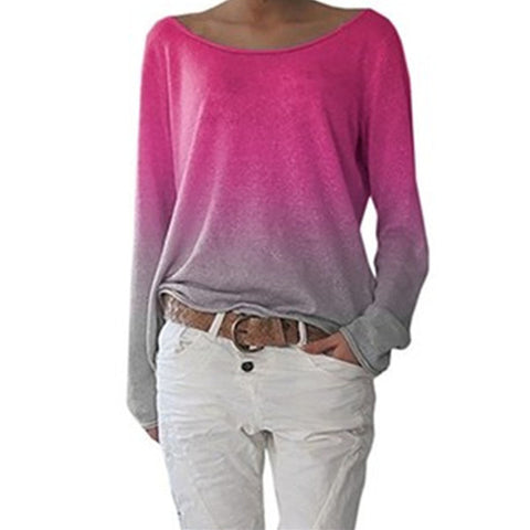 Image of Long Sleeve T-Shirt O-Neck Digital Print.