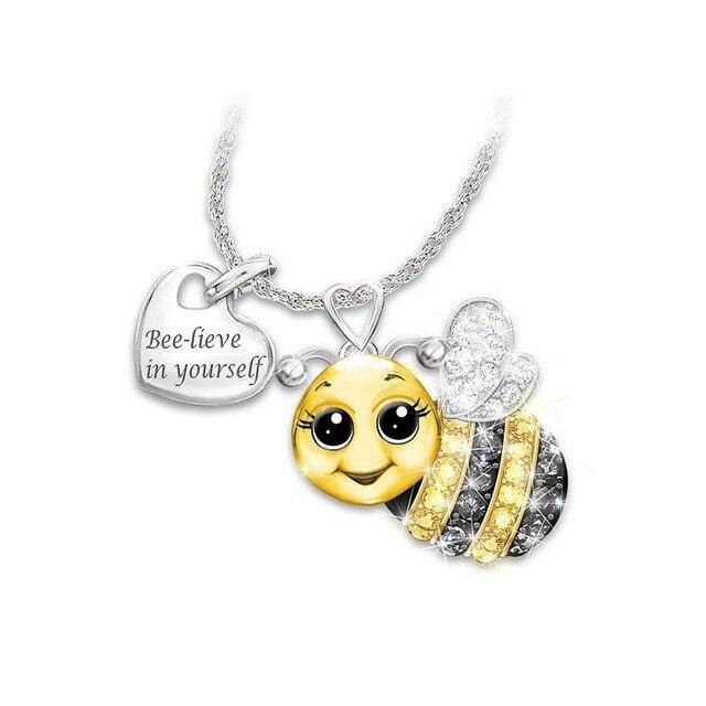 Bee Owl Necklace.