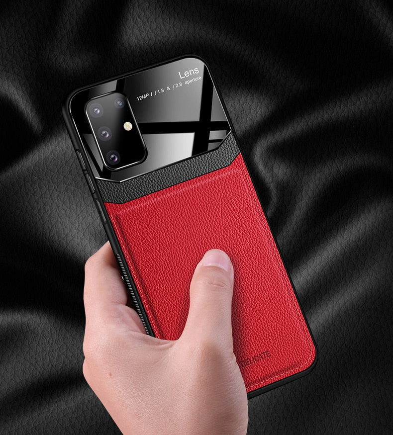 Samsung Galaxy Leather Shell Case Cover.