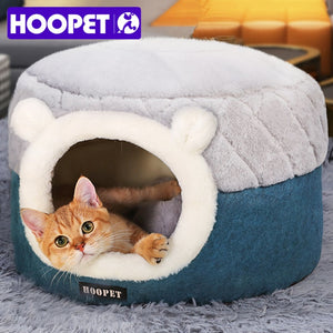 Soft Plush Puppy Cushion Pet Bed