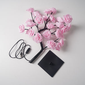 Led Rose Tree Bouquet Table Lamp