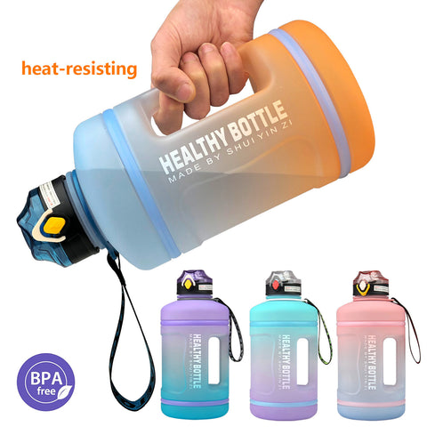 Image of Straw Space Cup Sports Water Bottle