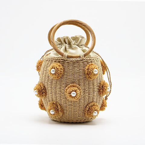 Image of Crystal Straw Bag