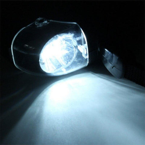 Image of LED Flashlight Extendable Retractable Pet Dog Leash Lead with Garbage.