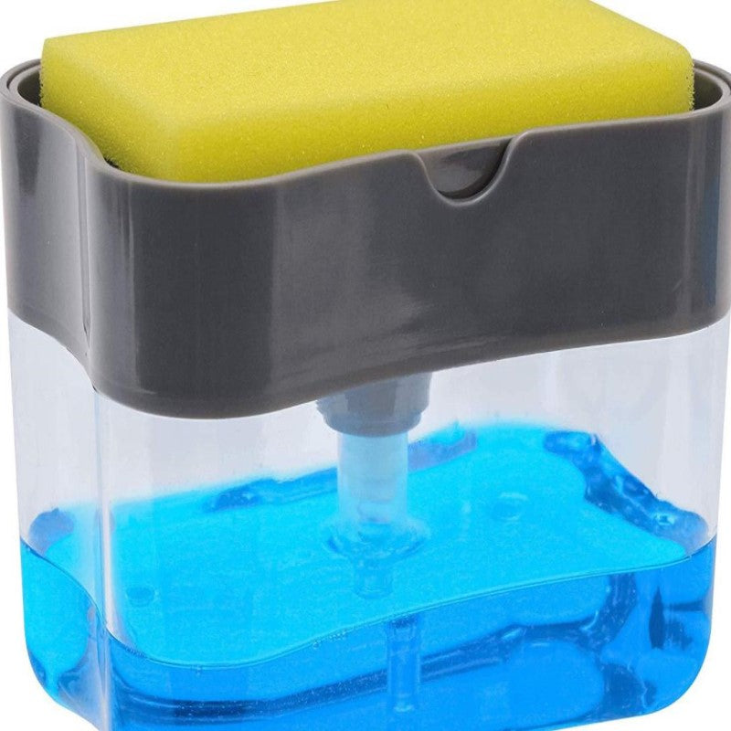 Kitchen Soap Dispenser Single Hand Sponge Soap.