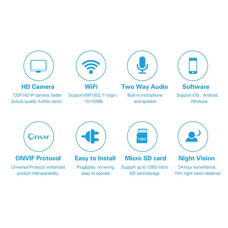 VStarcam HD Indoor Wireless 720P Security IP Camera.