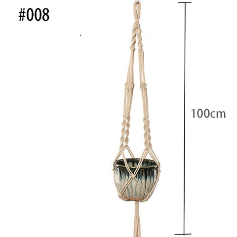 Image of Handmade Macrame Plant Hanger Wall Decoration