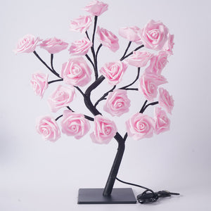 Led Rose Tree Bouquet Table Lamp