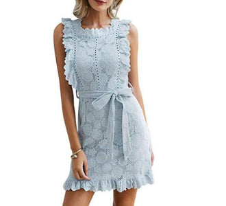 Elegant Embroidery Lace  Dress