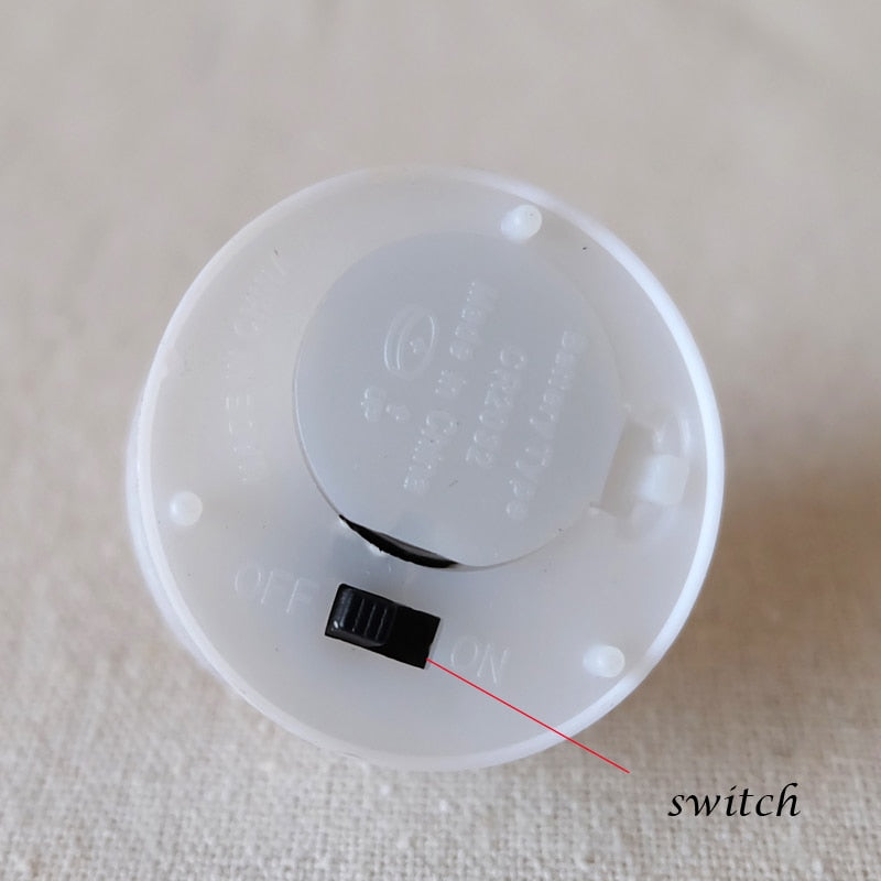 LED Balloon Battery operated candle lamp multicolour.