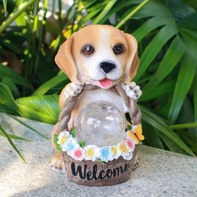 Solar Night Light Cute Puppy