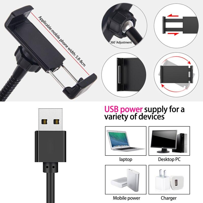 8inch LED Ring Light kit for Makeup Tutorial.