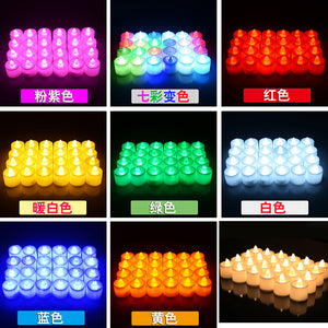 LED Balloon Battery operated candle lamp multicolour.