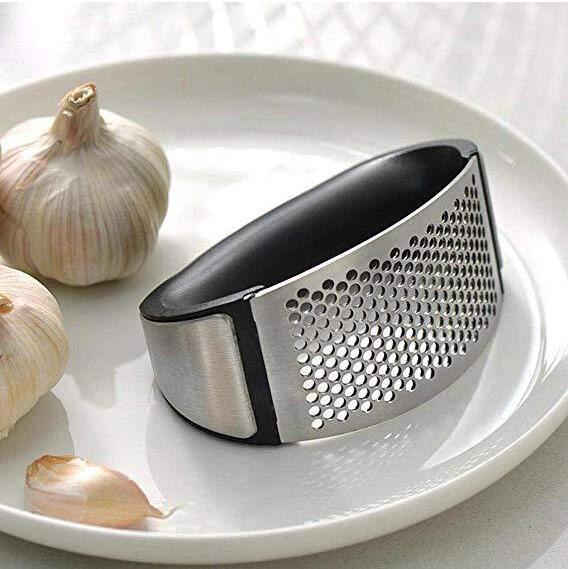 Garlic Press Stainless Steel Garlic chopper.