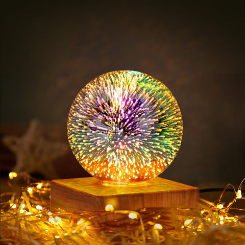 Image of 3D Fireworks Atmosphere Table Lamp