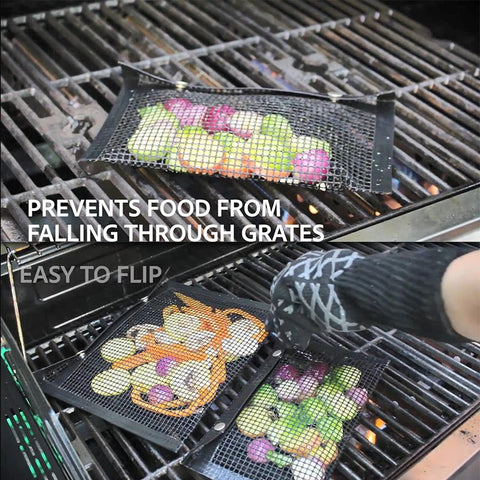 Image of Non-Stick Mesh Grilling Bag