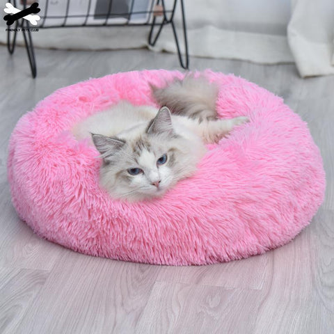 Image of Pet Dog Bed Comfortable Donut Cuddler.