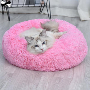 Pet Dog Bed Comfortable Donut Cuddler.