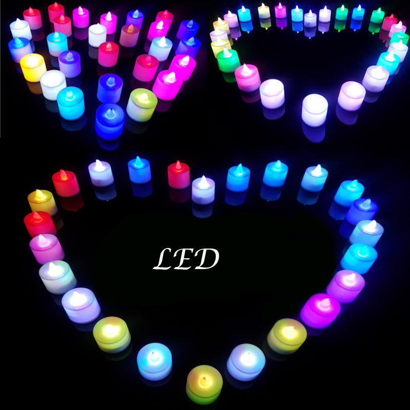 LED Balloon Battery operated candle lamp multicolour.