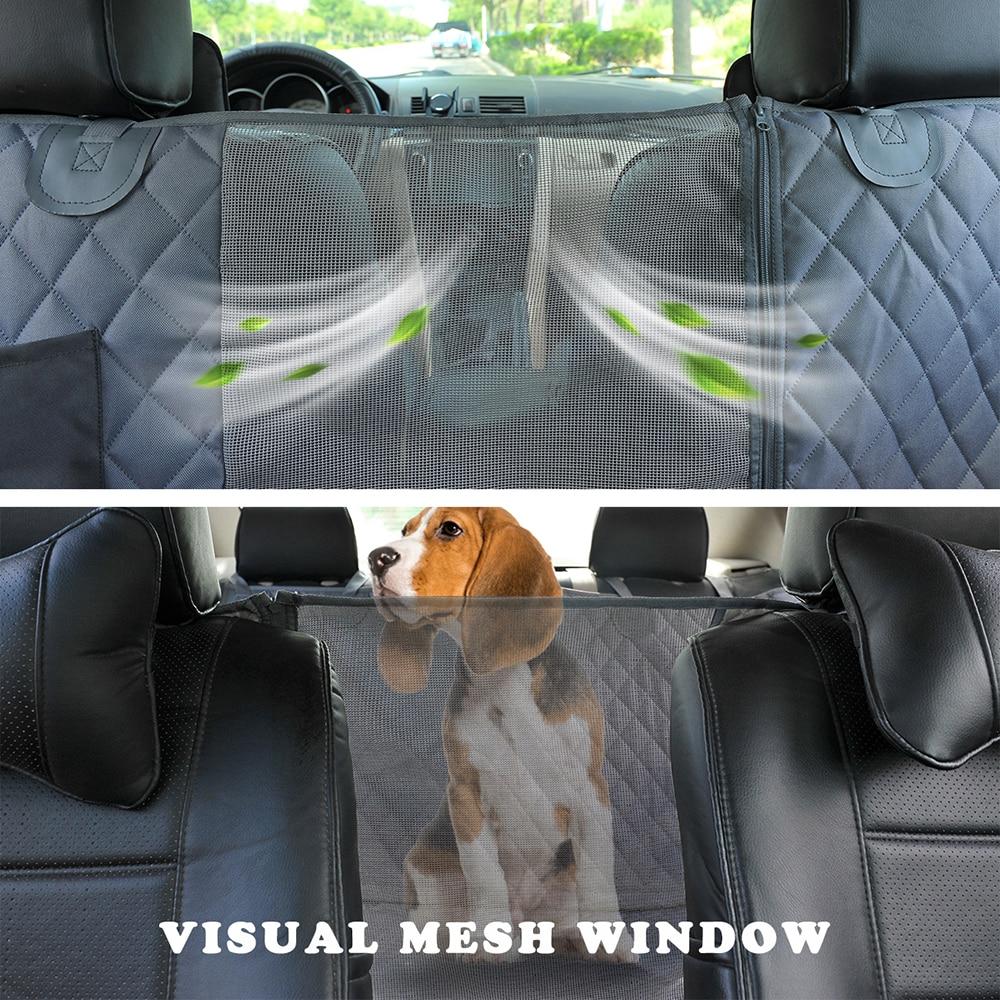 Dog Car Seat Cover View Mesh Waterproof.