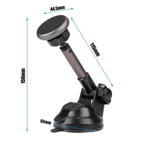 Image of Car telescopic arm magnet phone stand car.