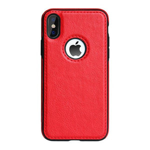 Luxury Slim PU Leather Case for iPhone.