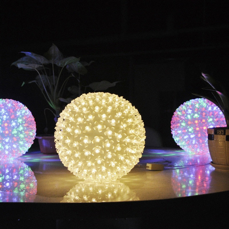 Cherry Blossom Flower String Ball Lights Lamp.