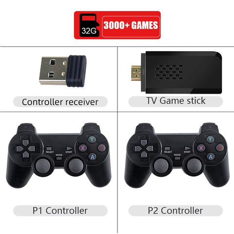 Image of 4K Game Stick 2.4G Wireless Controller PS1/FC Joystick