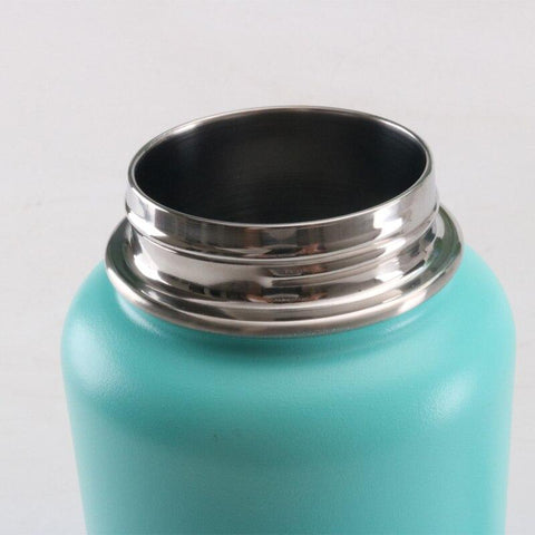 Image of wide mouth insulated water bottle