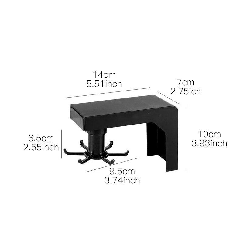 4/6 Hooks Kitchen Storage Racks.