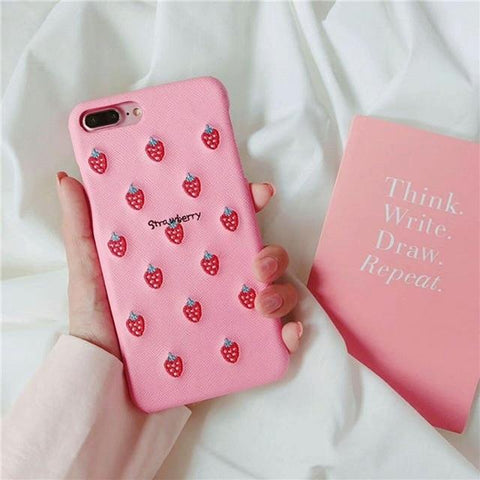 Image of Fruit Pattern Phone Case For iphone.