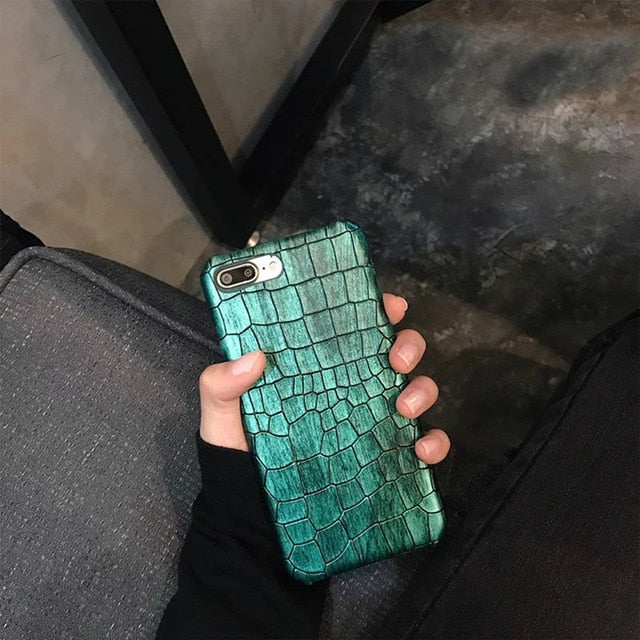 3D Crocodile Phone Case For iPhone