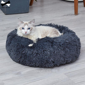 Pet Dog Bed Comfortable Donut Cuddler