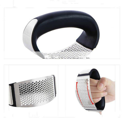 Image of Stainless steel Garlic Press Roller.