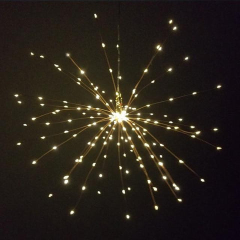 Image of Festival Hanging Starburst String Lights.