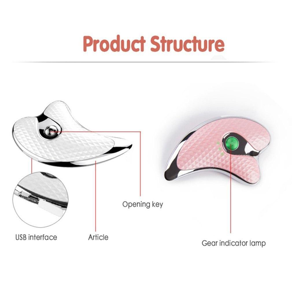 Heating Scraping Apparatus Facial Massager.