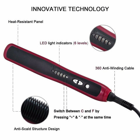 Image of Dual-Purpose Hair Straight Straightener