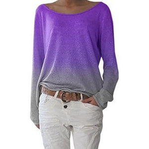 Long Sleeve T-Shirt O-Neck Digital Print.