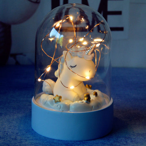 Image of Creative Cartoon Unicorn LED Night Light