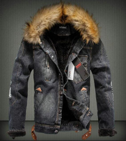 Image of Style Jeans Jacket Coat.