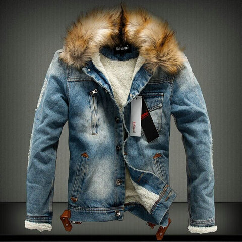 Image of Style Jeans Jacket Coat.