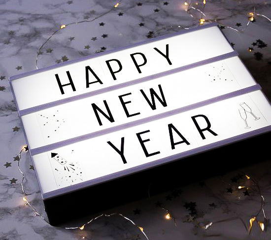 LED Night light Box DIY Letters Symbol