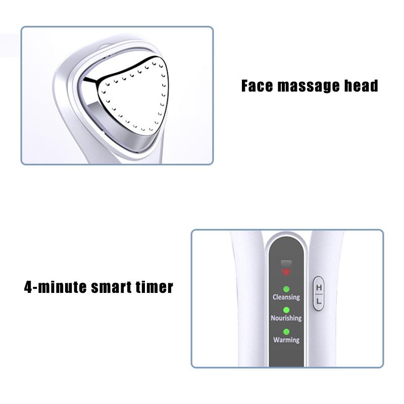 3.7V Facial Cleaner Tool Ultrasonic Vibration.