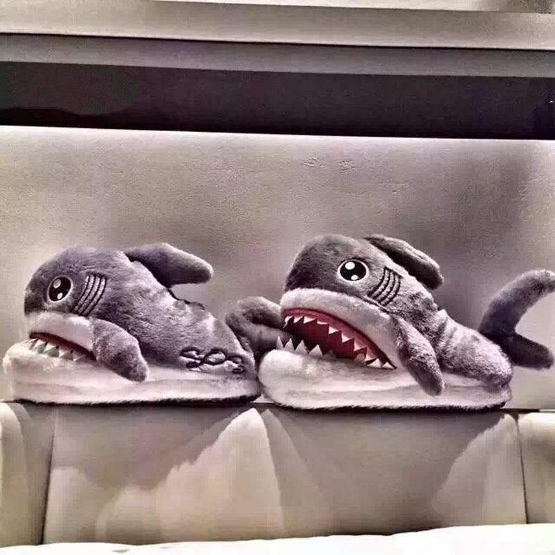 Shark Slipper Cotton Warm Indoor slippers.